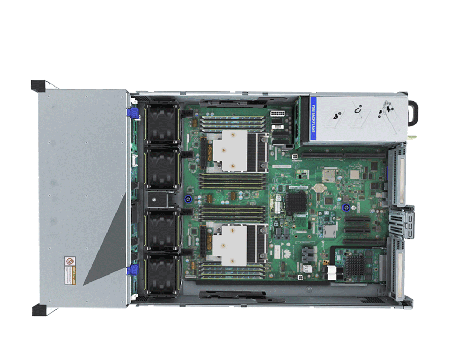 RH2288 V3 12盘 内部示意图